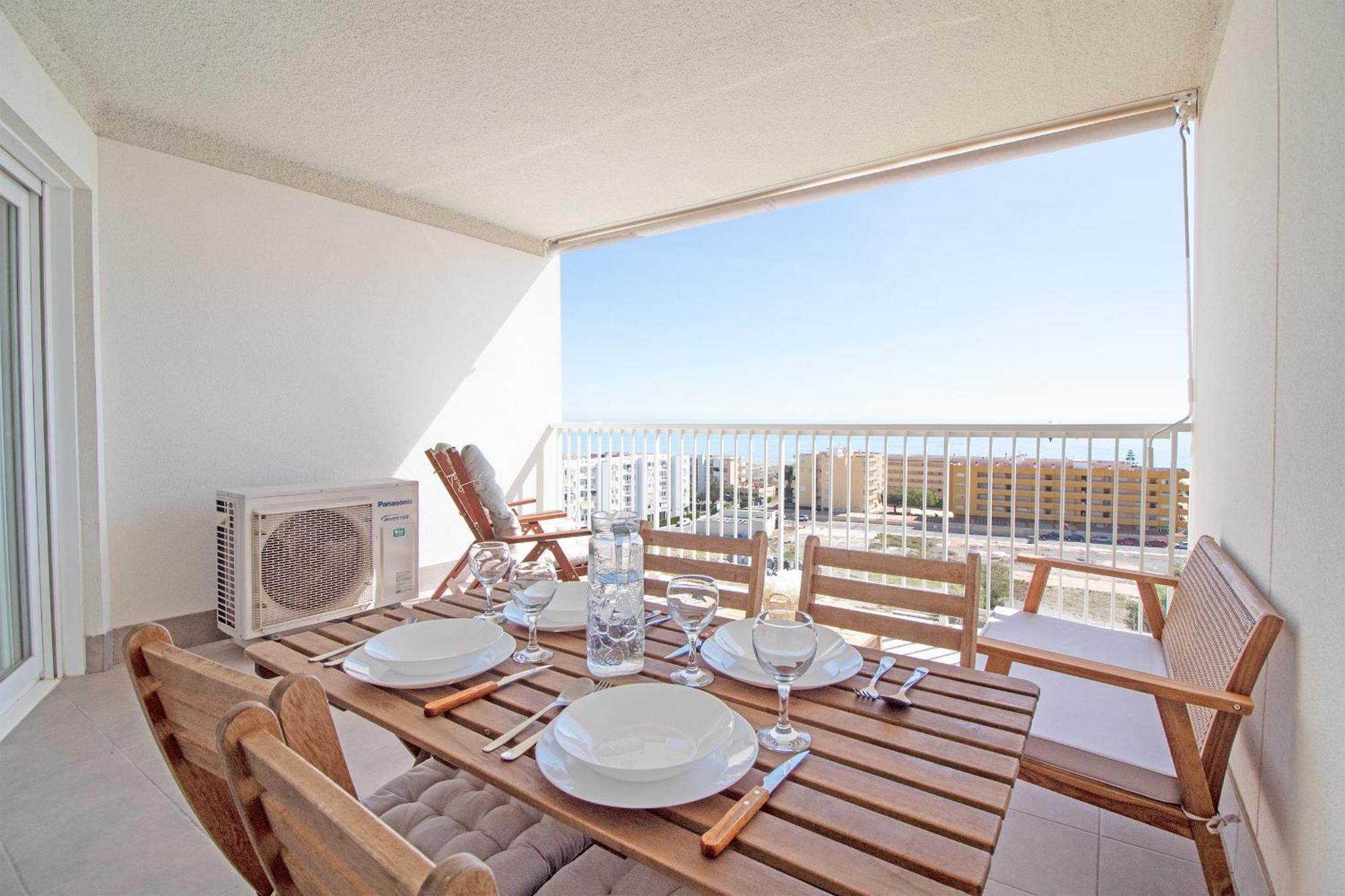 Global Properties, Moderno Apartamento Con Terraza Y Vistas Al Mar Canet d'En Berenguer Exteriör bild